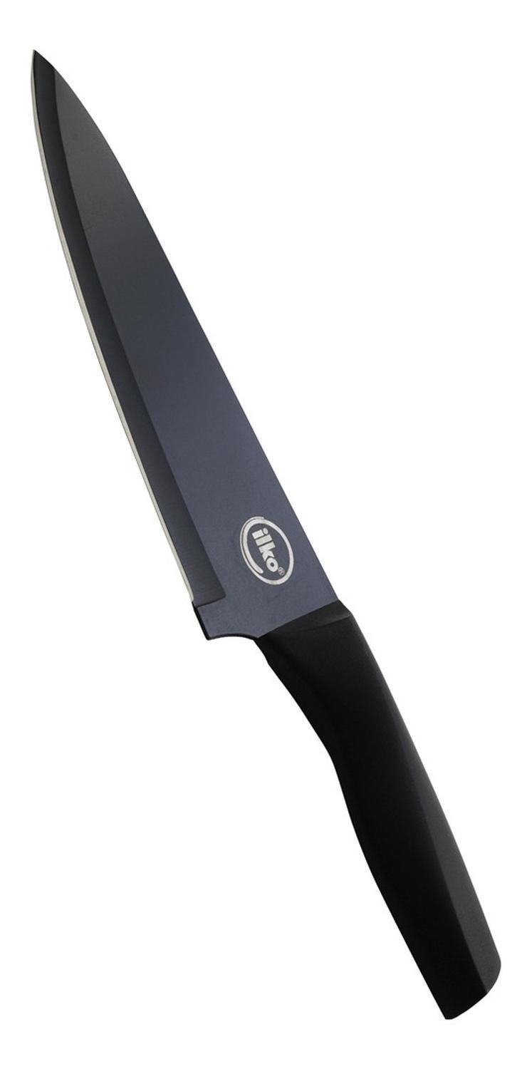 Cuchillo Chef 20 Cm Acero Inoxidable Nero Ilko-3