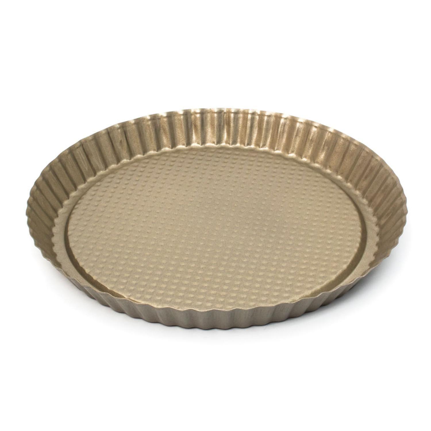Molde Kuchen 28 Cm Antiadherente Gold Ilko-2