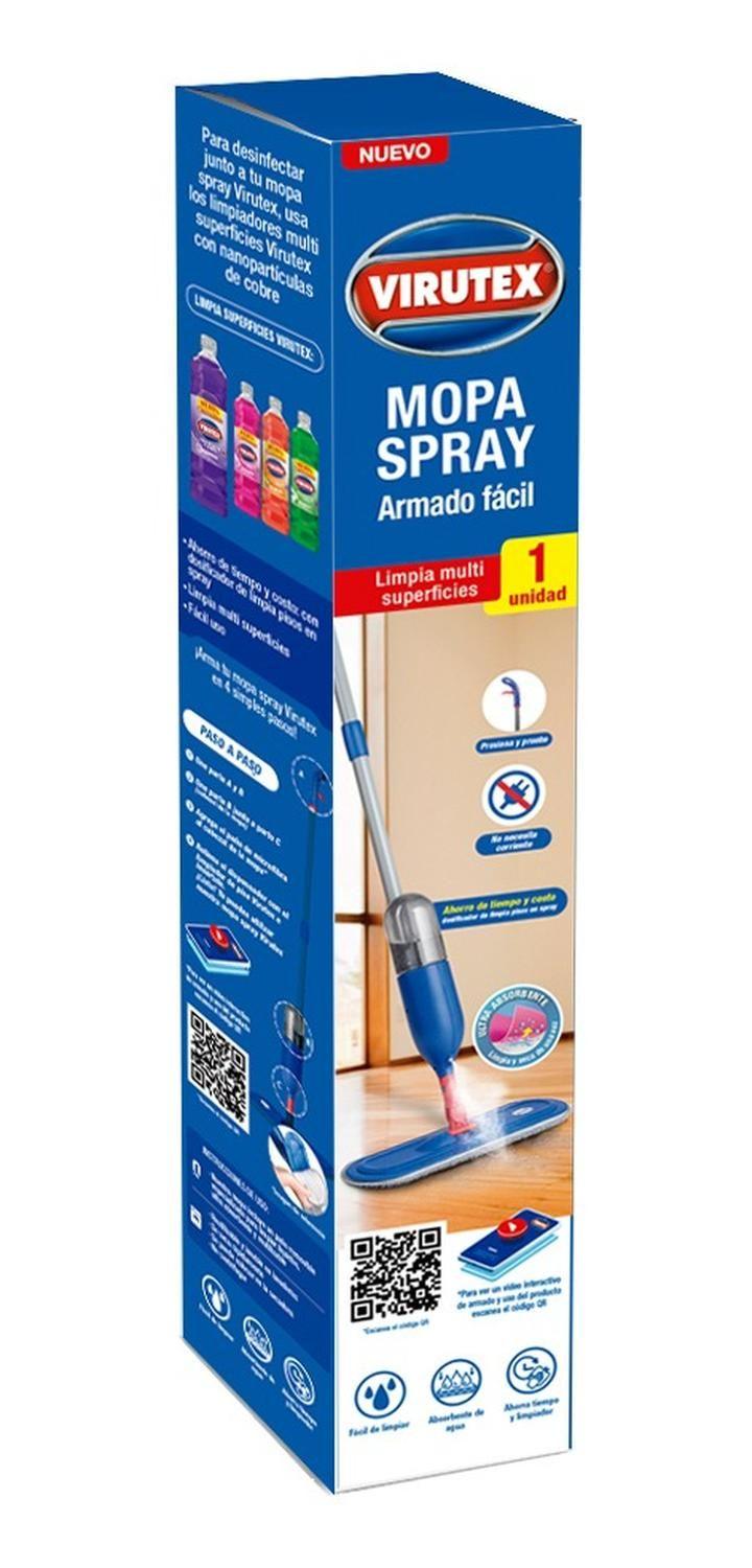Mopa Plana Con Base De Microfibra Spray-1