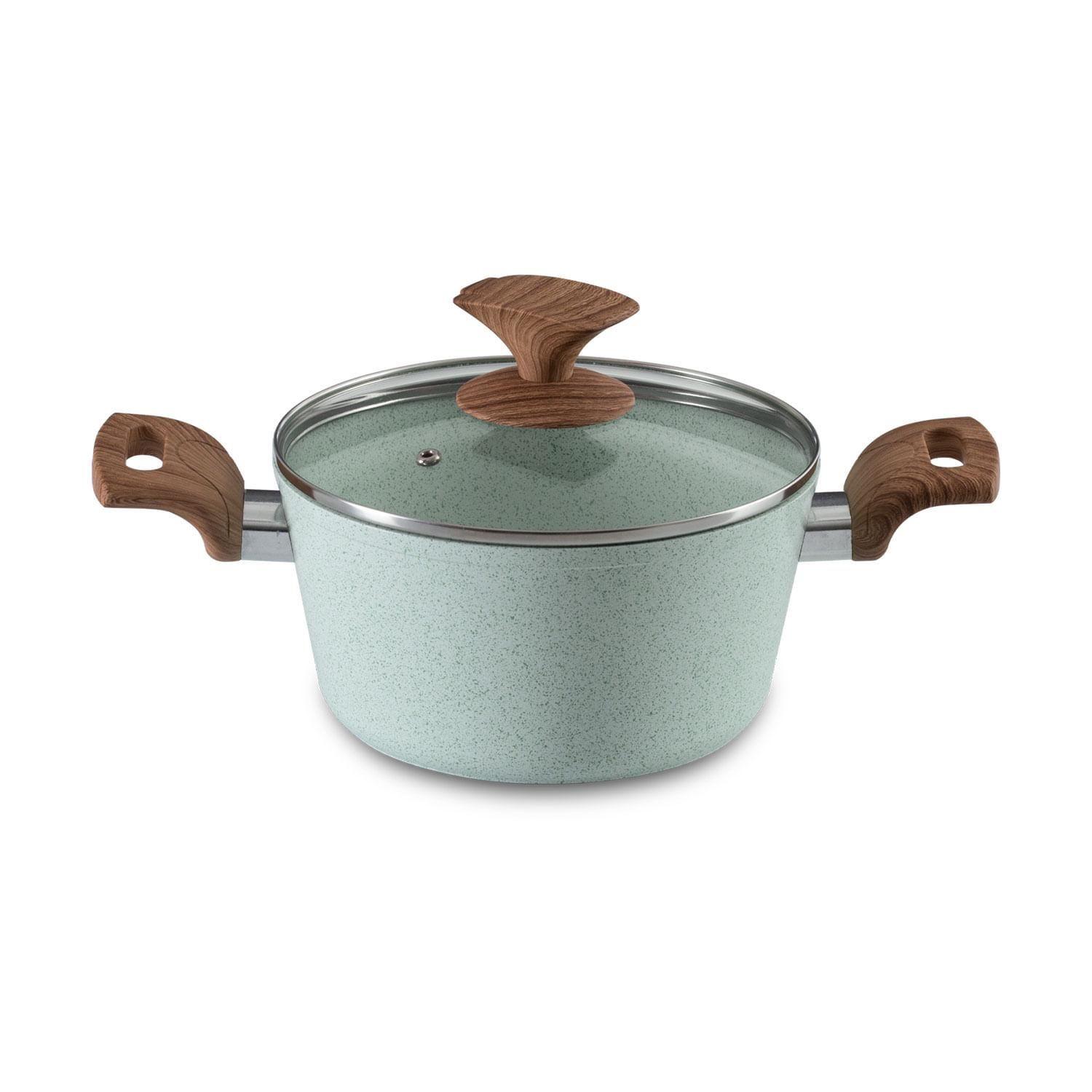 Bateria Ceramica 7 Piezas Granito Menta Ilko-3