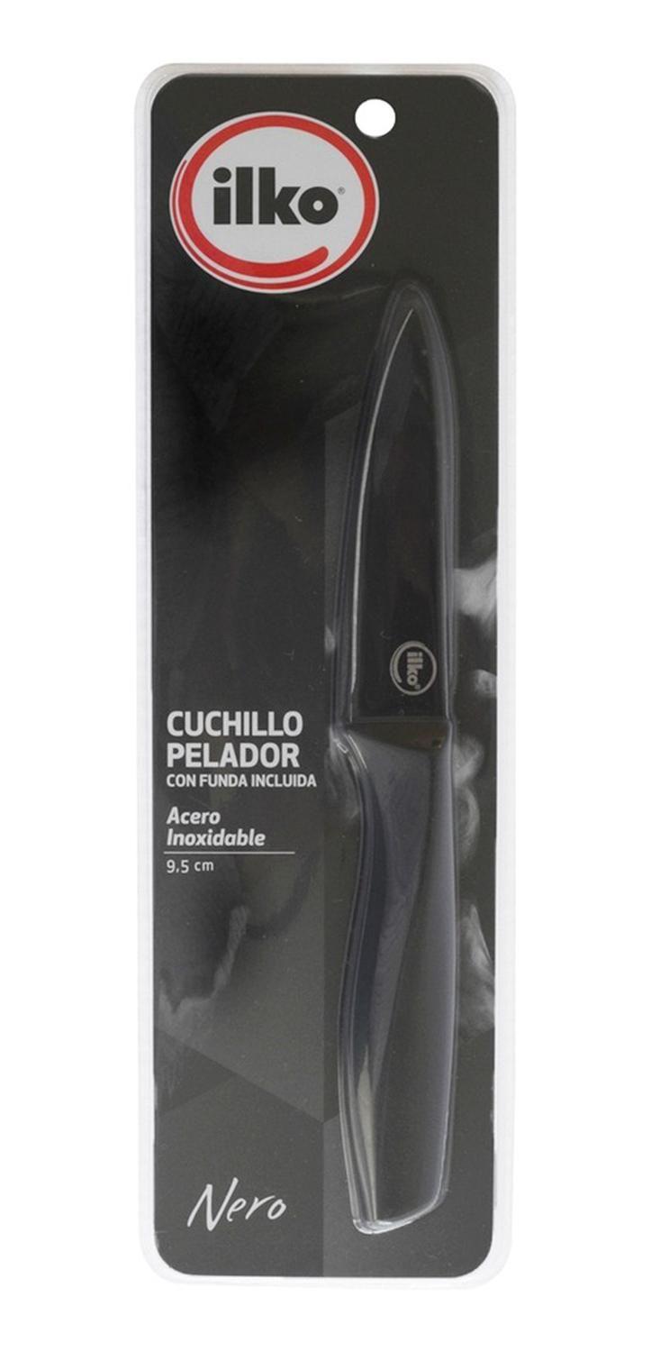 Cuchillo Pelador 9 Cm Acero Inoxidable Nero Ilko-0