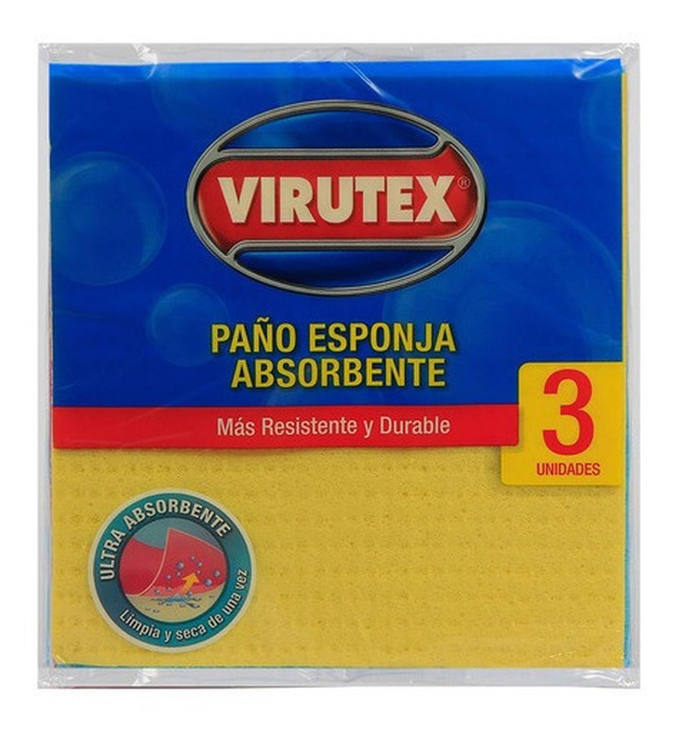 Paño Esponja X3 Ultra Absorbente Virutex-0