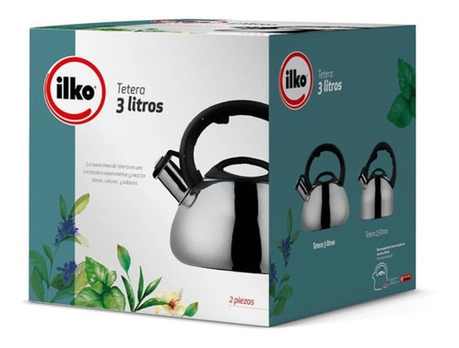 Tetera 3 Lt Acero Inoxidable Design Ilko-1