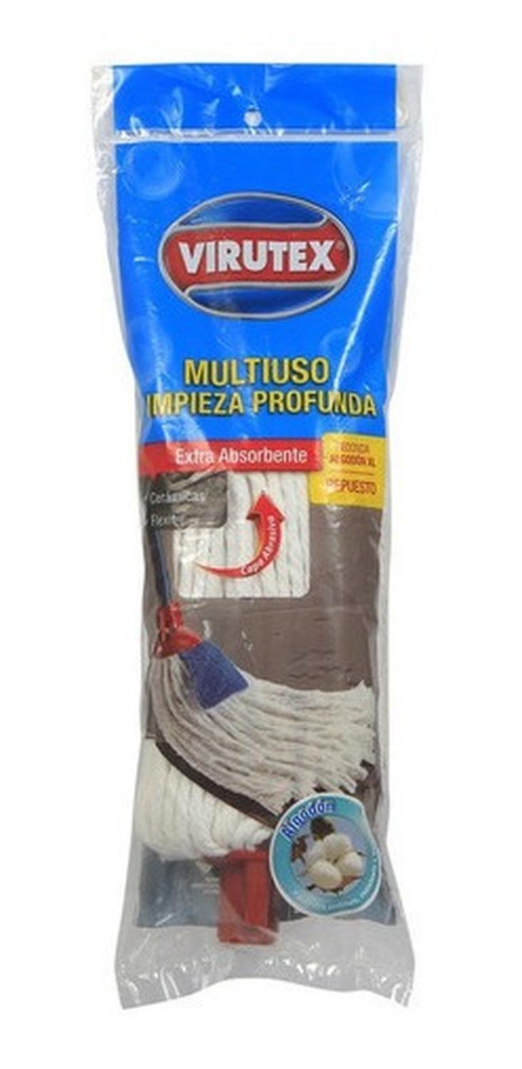 Mopa Redonda Repuesto Extra Grande Algodón Absorb Virutex-0