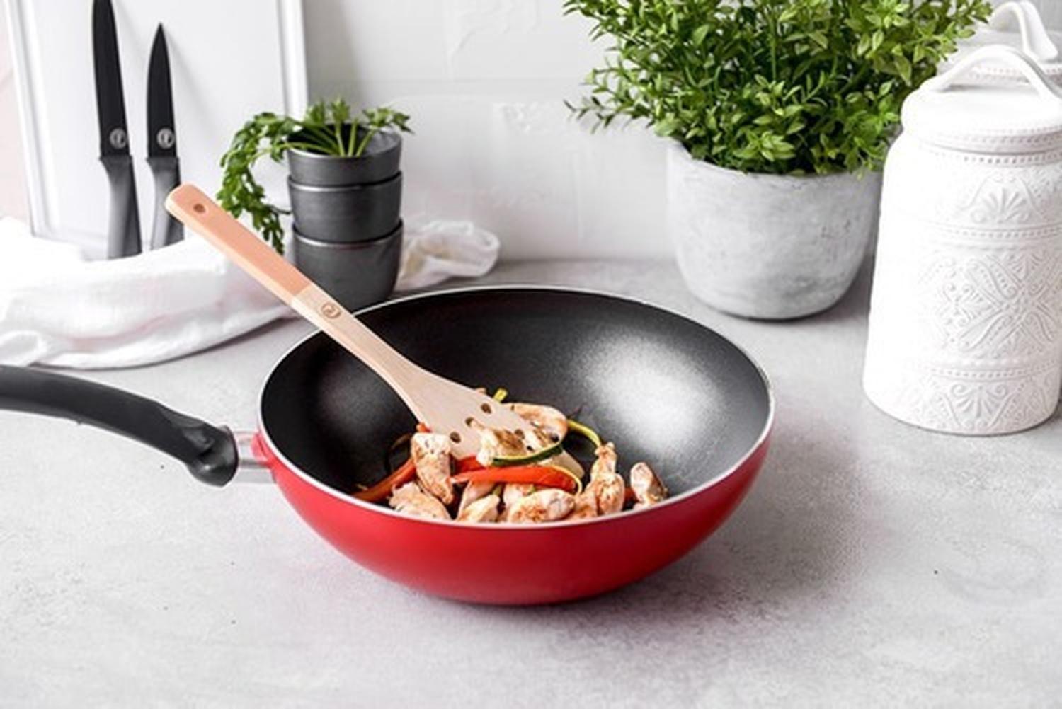 Wok 28 Cm Element-rosso-2