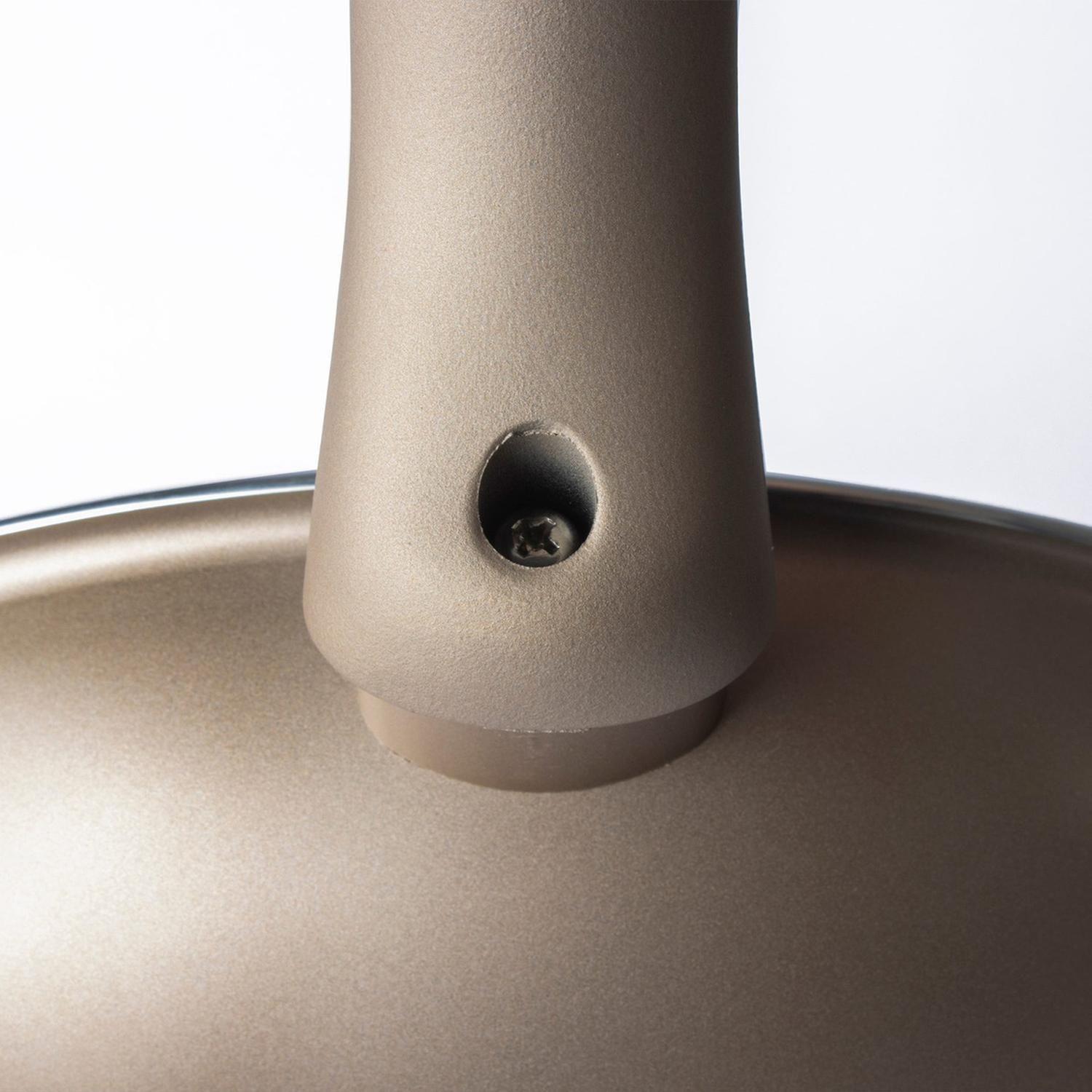 Wok 28 Cm Antiad Silver Gold Ilko-1