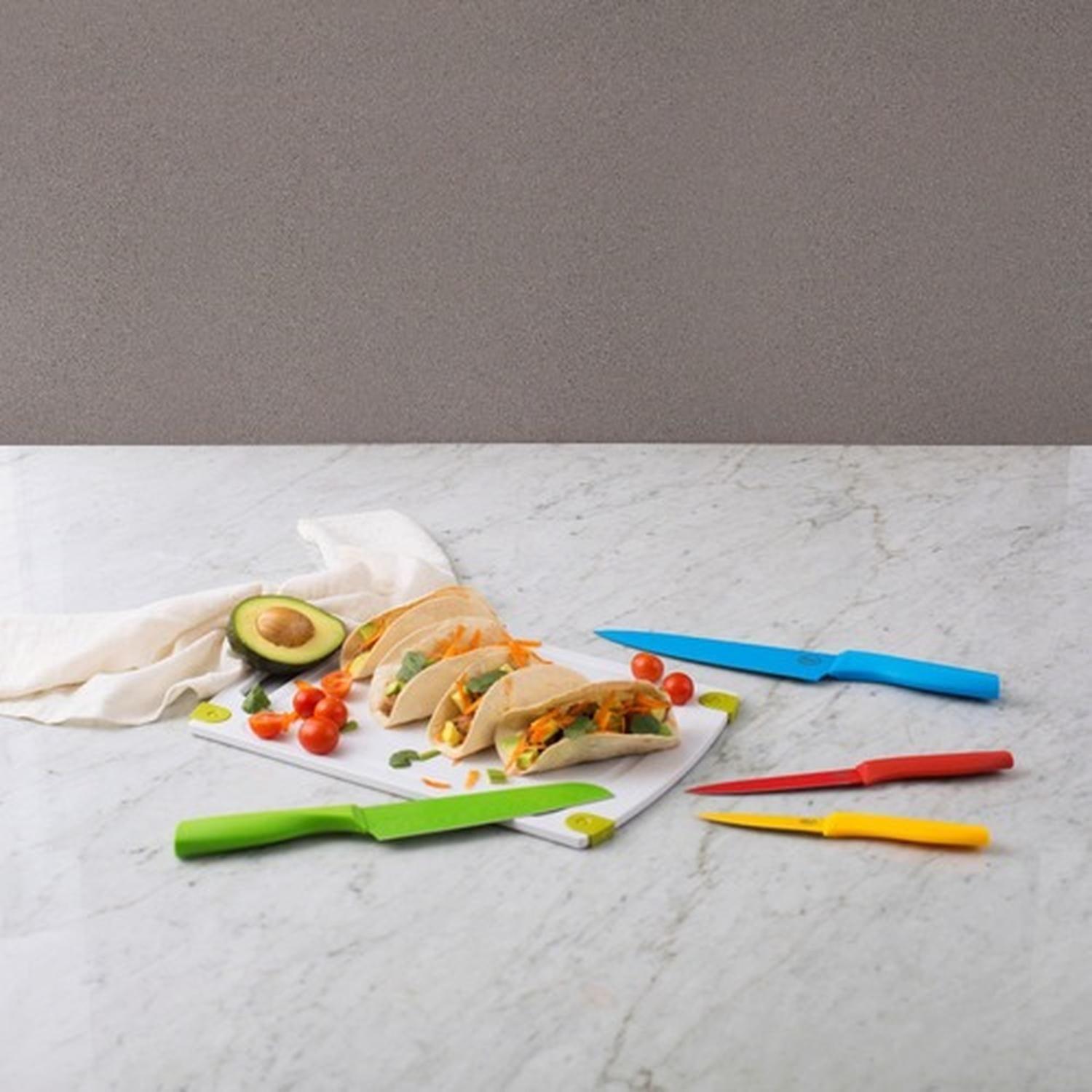 Cuchillo Pelador 9 Cm Acero Inoxidable Chroma Ilko-4