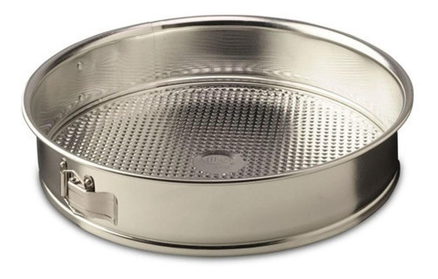 Molde Redondo Desmontable 28 Cm Estañado Clásica Ilko-0