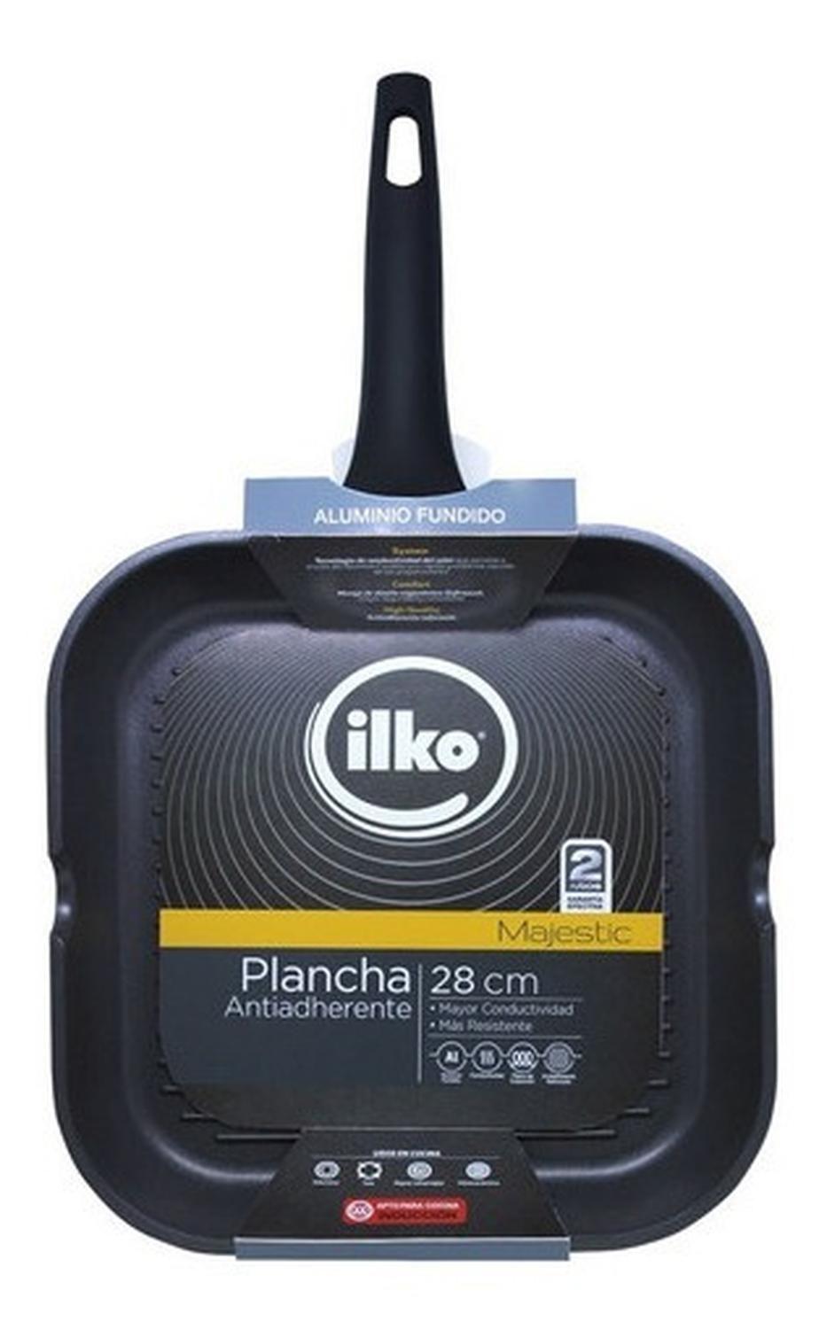 Plancha 28 Cm Antiadherente Majestic Ilko-3