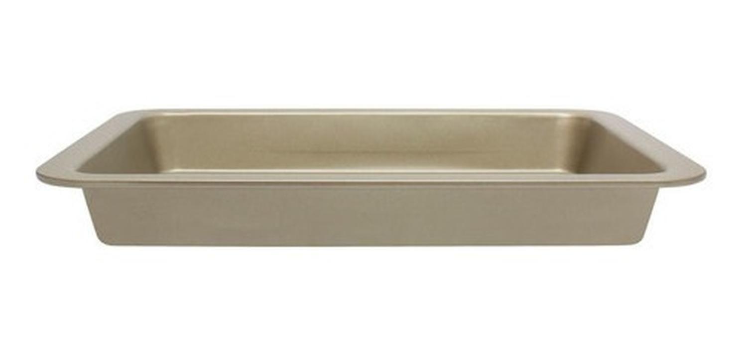 Asadera 37 X 27 Cm Antiadherente Gold Ilko-3