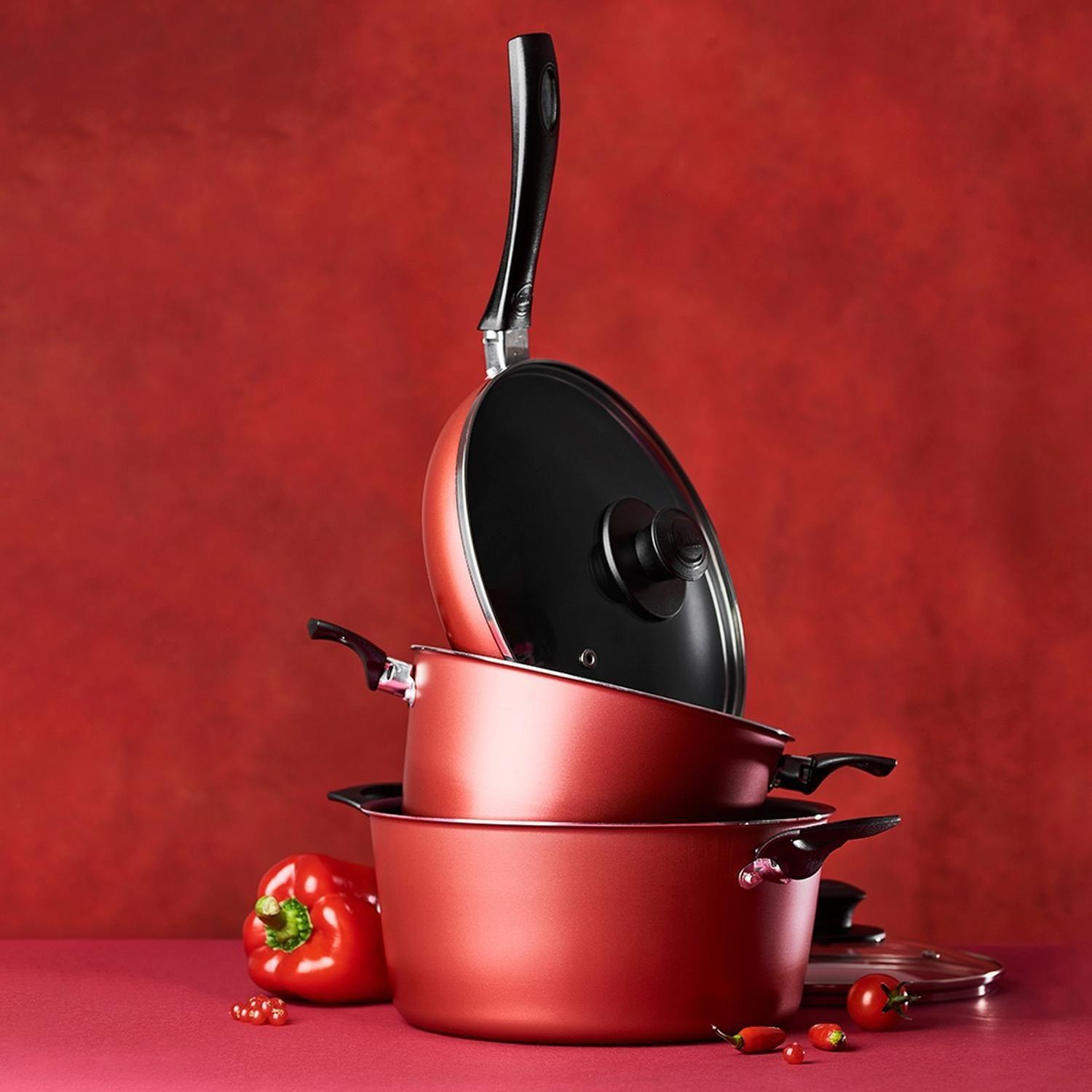 Bateria Aluminio 5 Pzs Just Cook Ilko-5