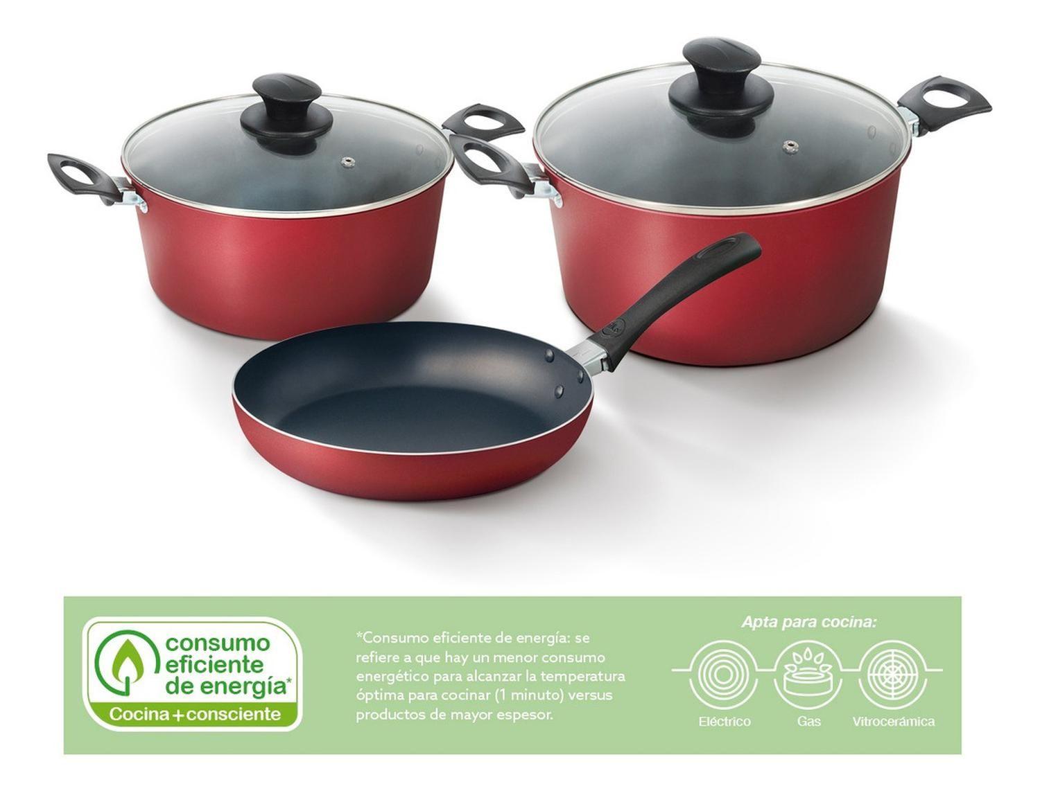 Bateria Aluminio 5 Pzs Just Cook Ilko-4