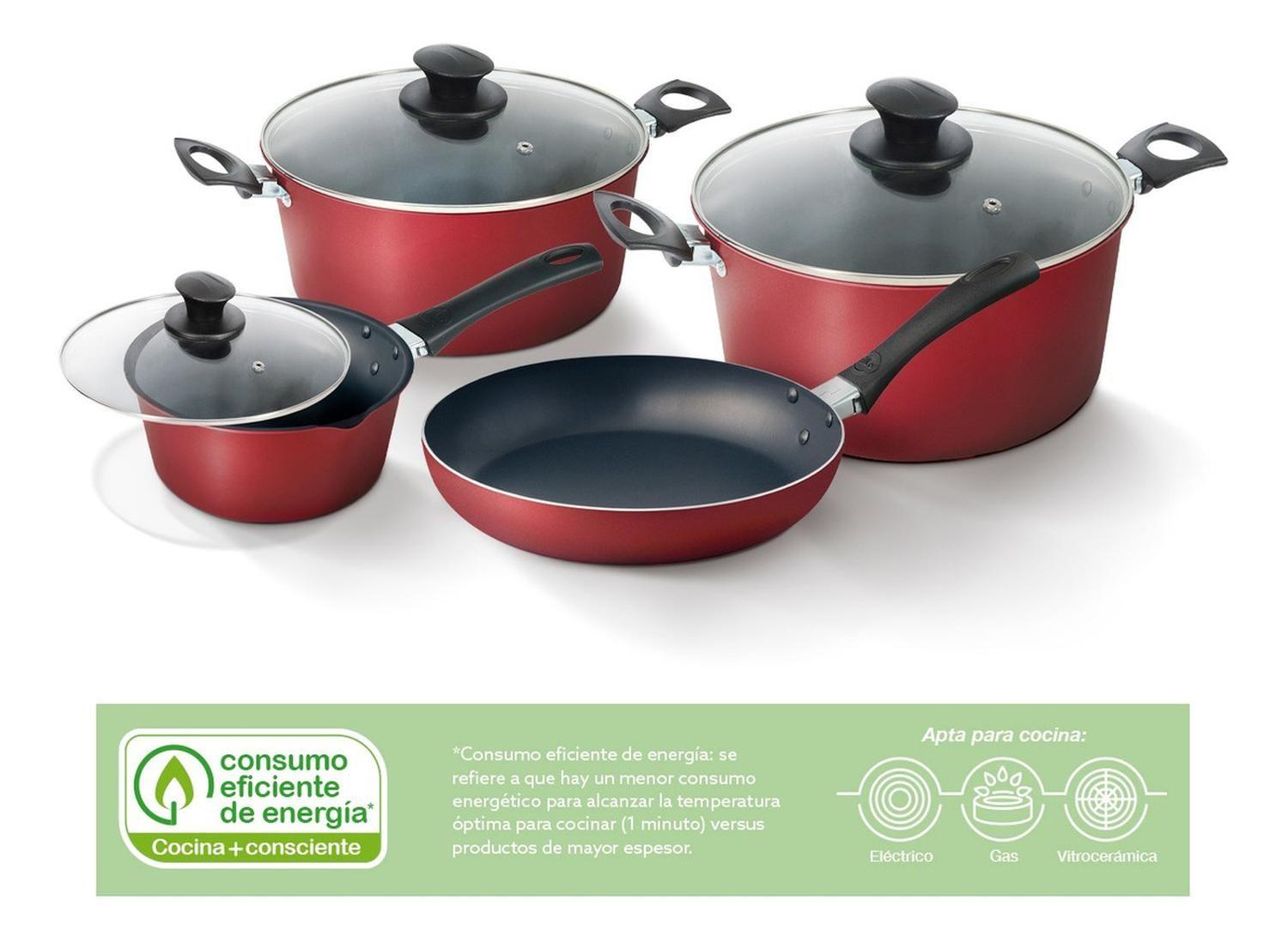 Bateria Aluminio 7 Pzs Just Cook Ilko-4