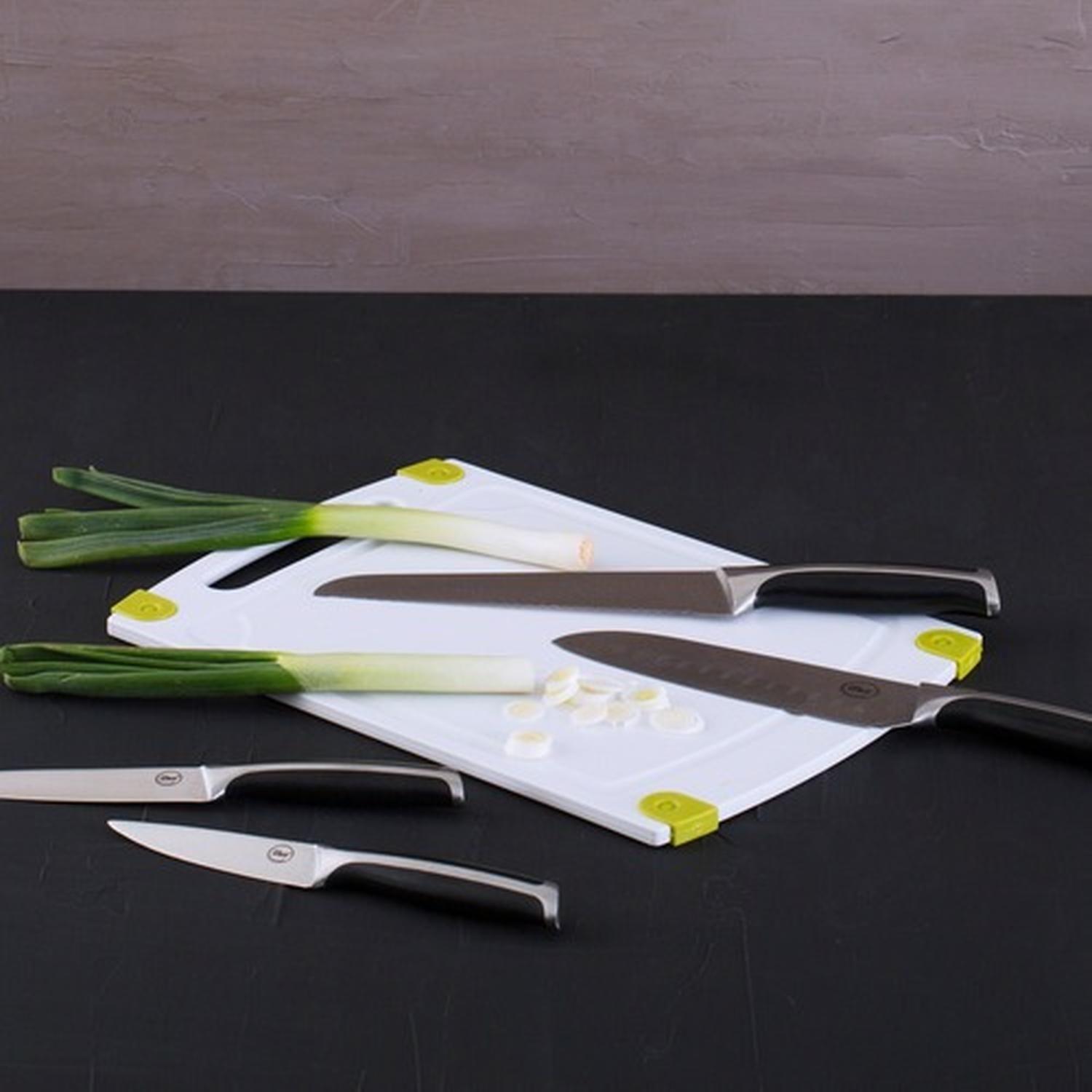 Cuchillo Santoku 18 Cm Acero Inoxidable Plus Ilko-2