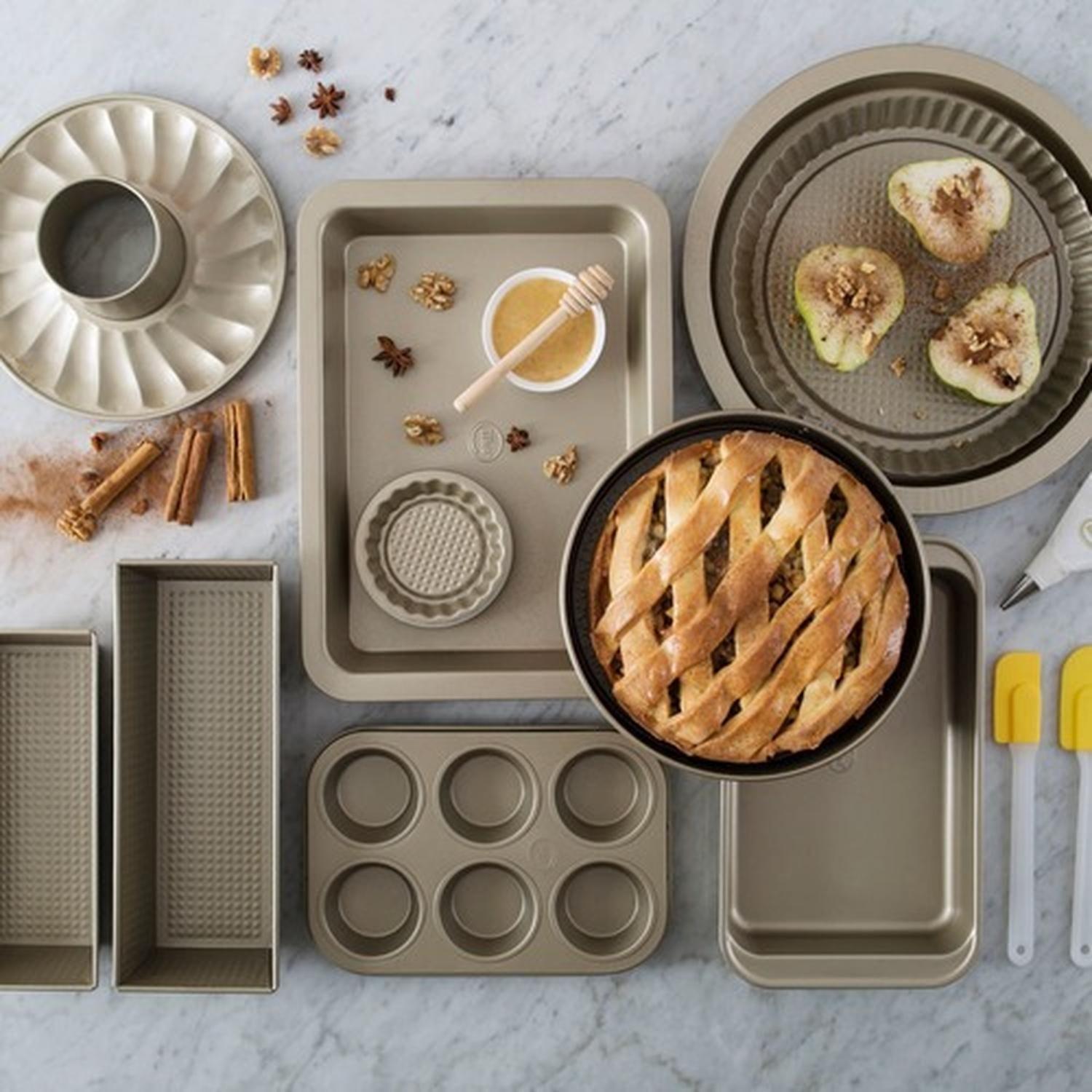 Molde Redondo 26 Cm Antiadherente Gold Ilko-5