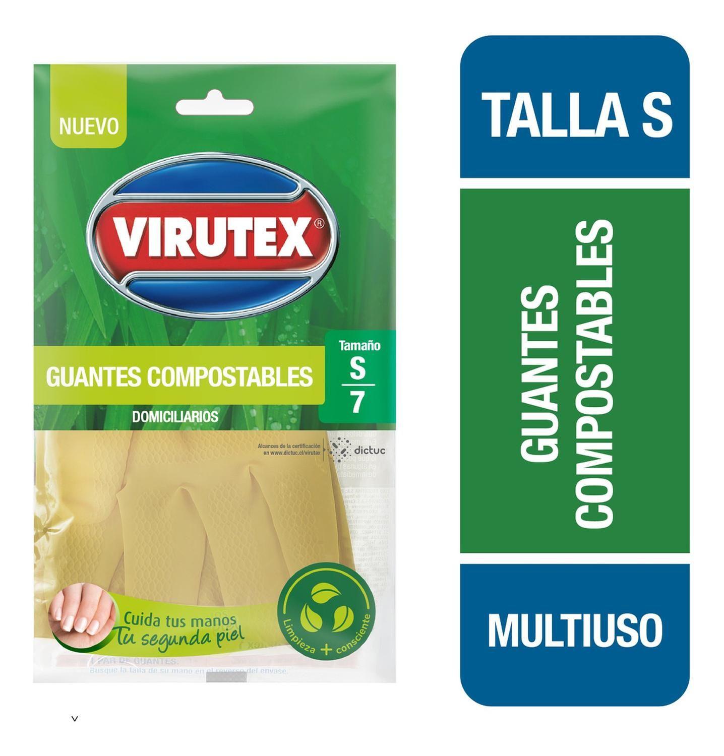 Guantes Bio Talla S 100% Látex Virutex-2