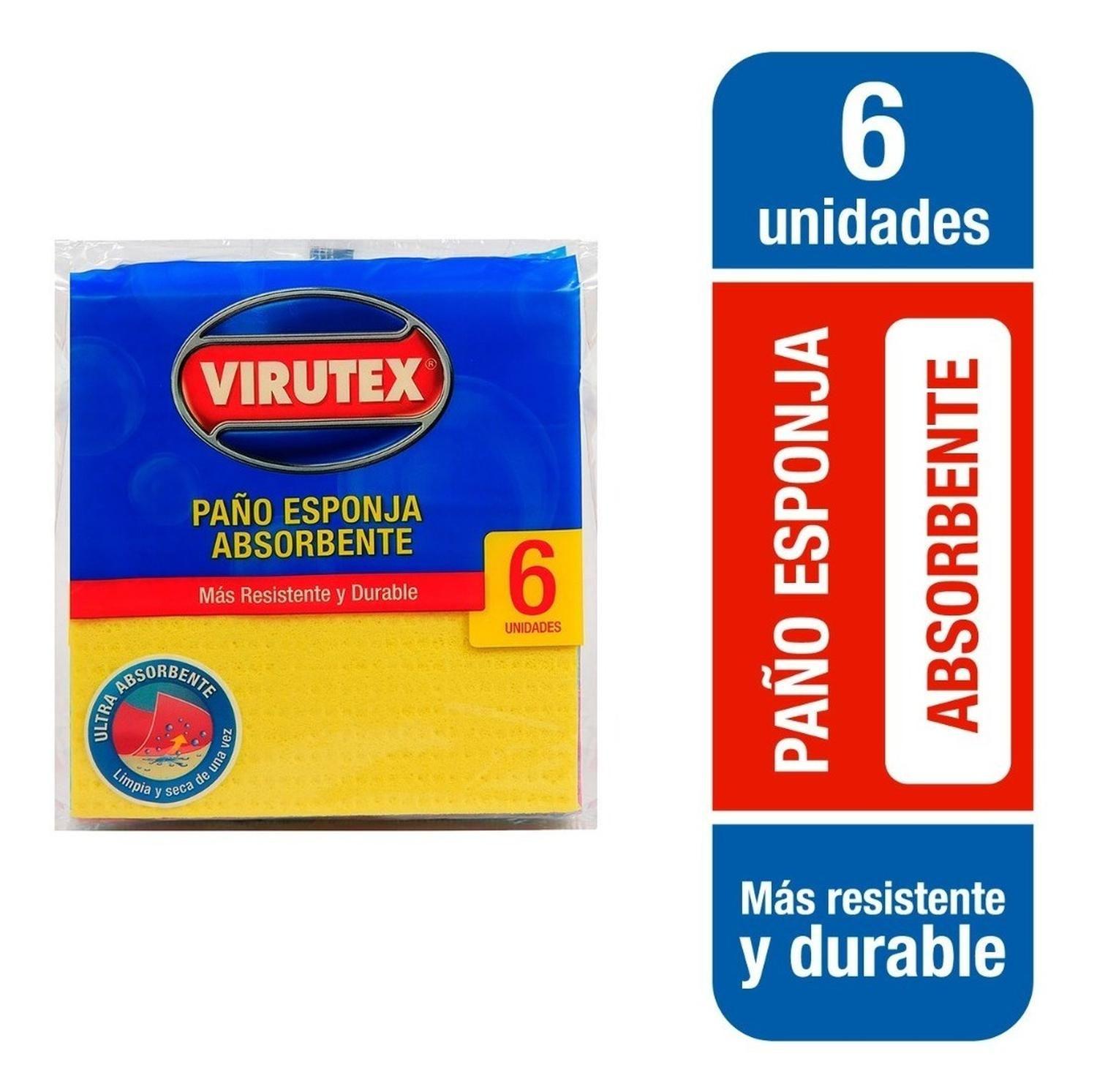 Paño Esponja X6 Ultra Absorbente Virutex-0