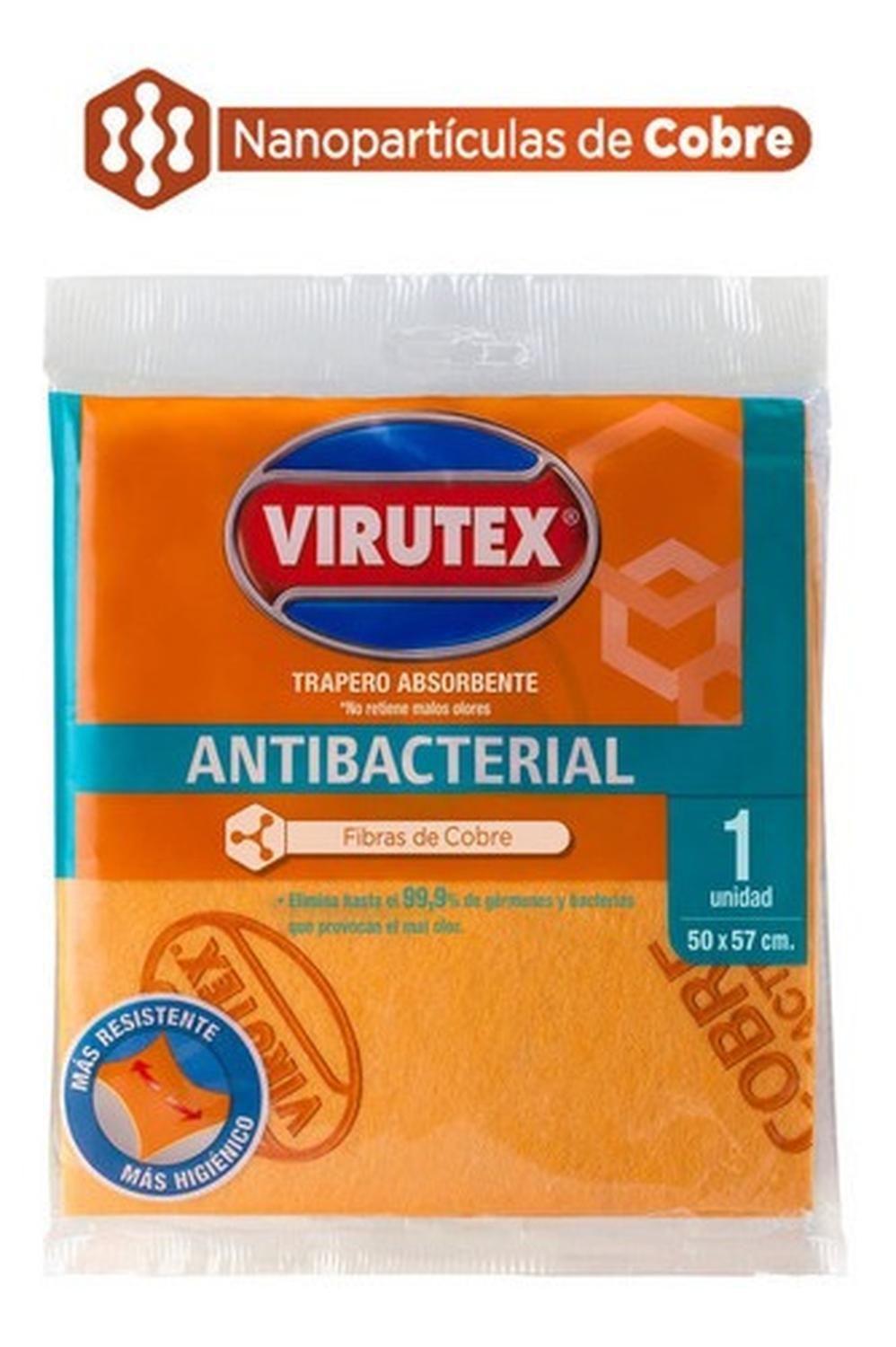 Trapero Sintético X1 Antibac Con Fibra De Cobre Virutex-1