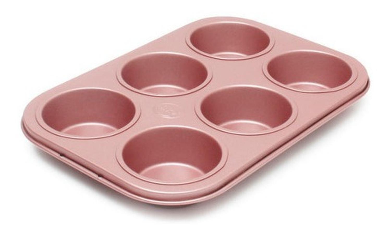 Set De 4 Moldes Antiadherente Silver Rose Gold Ilko-2