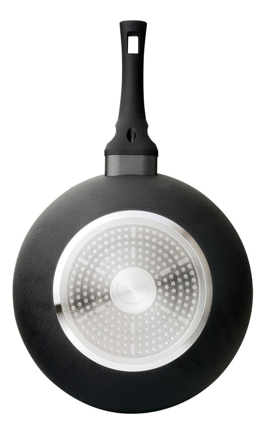 Wok 28 Cm Antiadherente Granito Black Granite Ilko-2