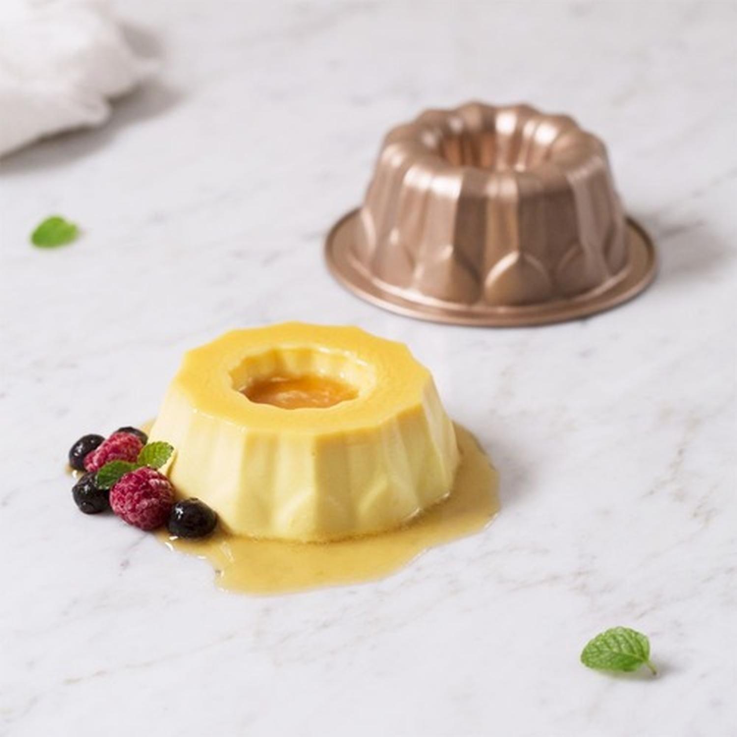 Set 4 Mini Jazmines 11 Cm Antiadherente Cobre-3