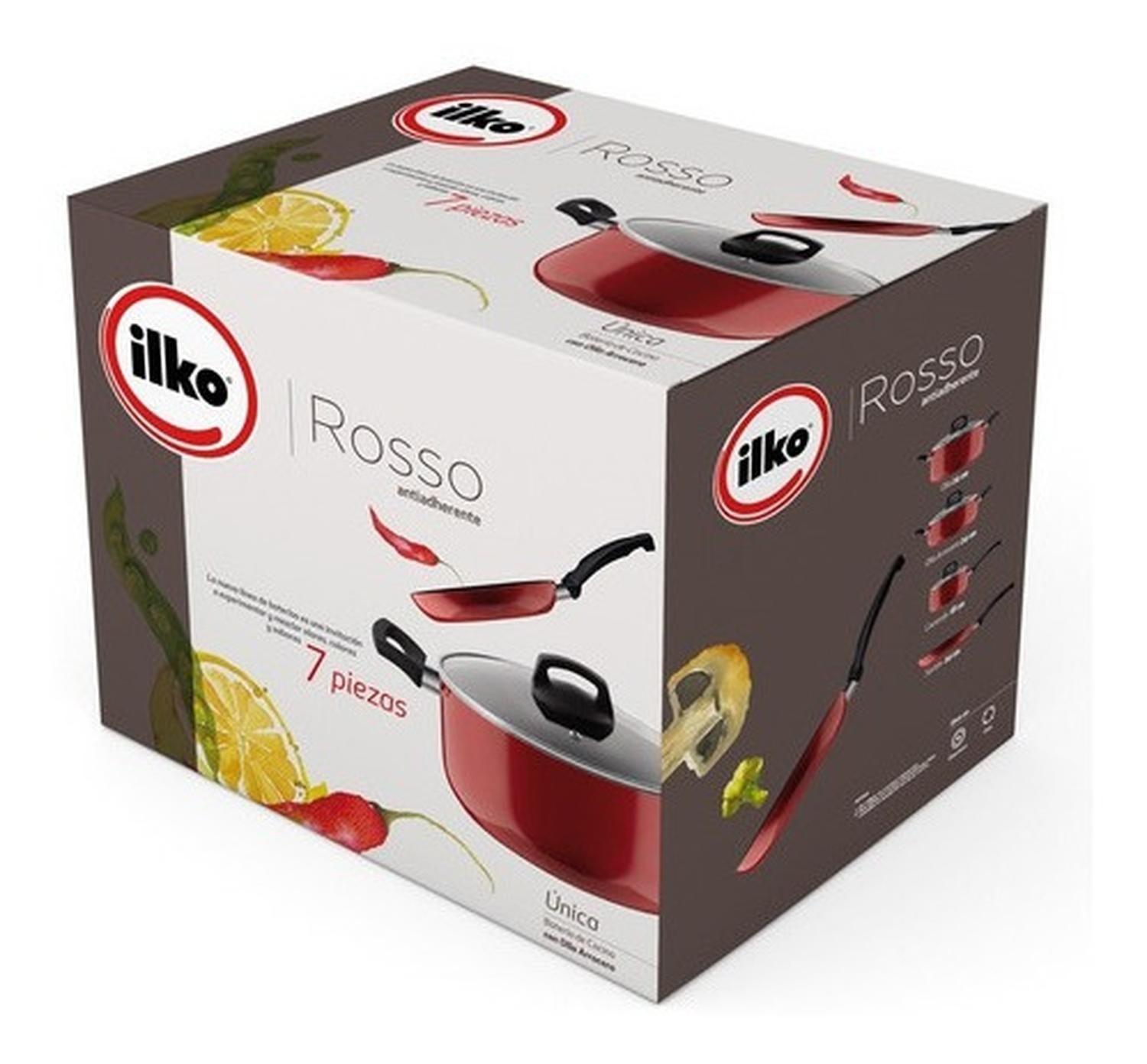 Bateria 7 Piezas Rosso Ilko-6