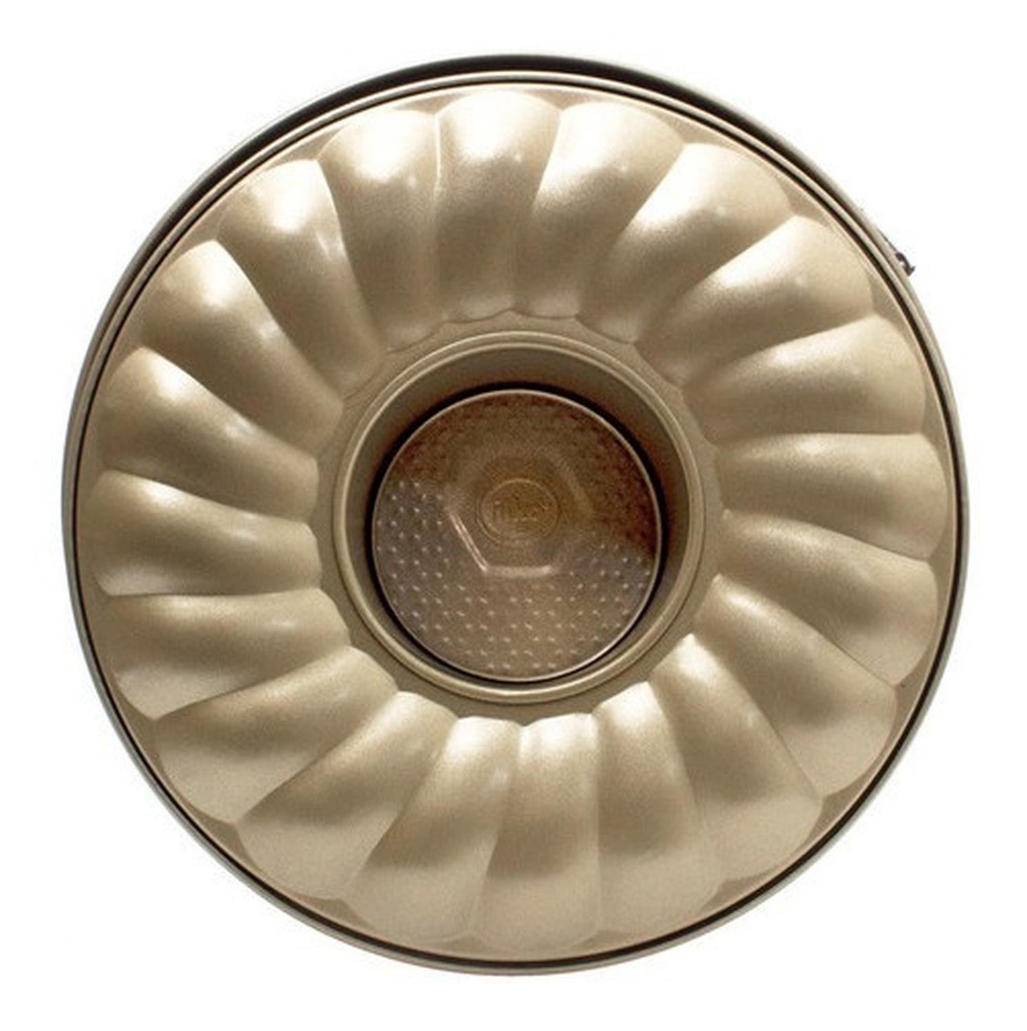 Molde Redondo Doble Fondo 26 Cm Antiadherente Gold Ilko-3