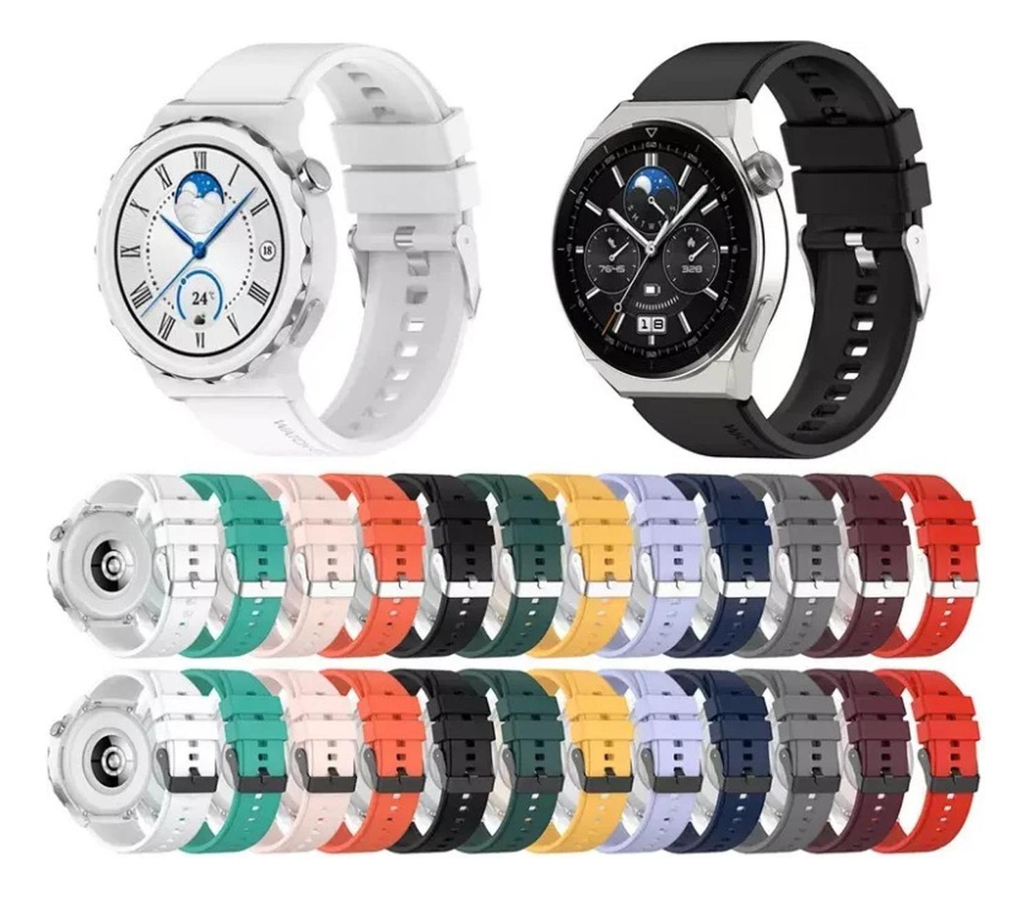 Correa De Silicona Para Huawei Gt3 Pro/gt2/watch3 Pro - 22mm-1