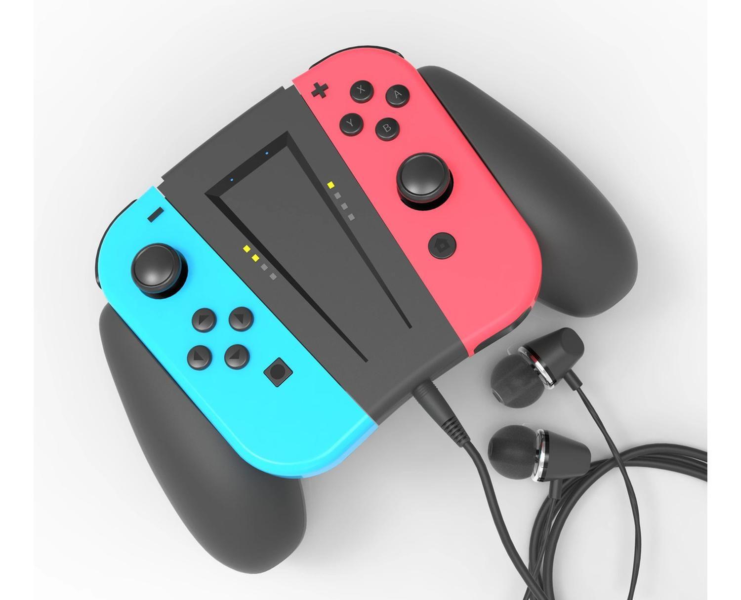 Mando Cargador Para Joycon Nintendo Switch Con Audio-1