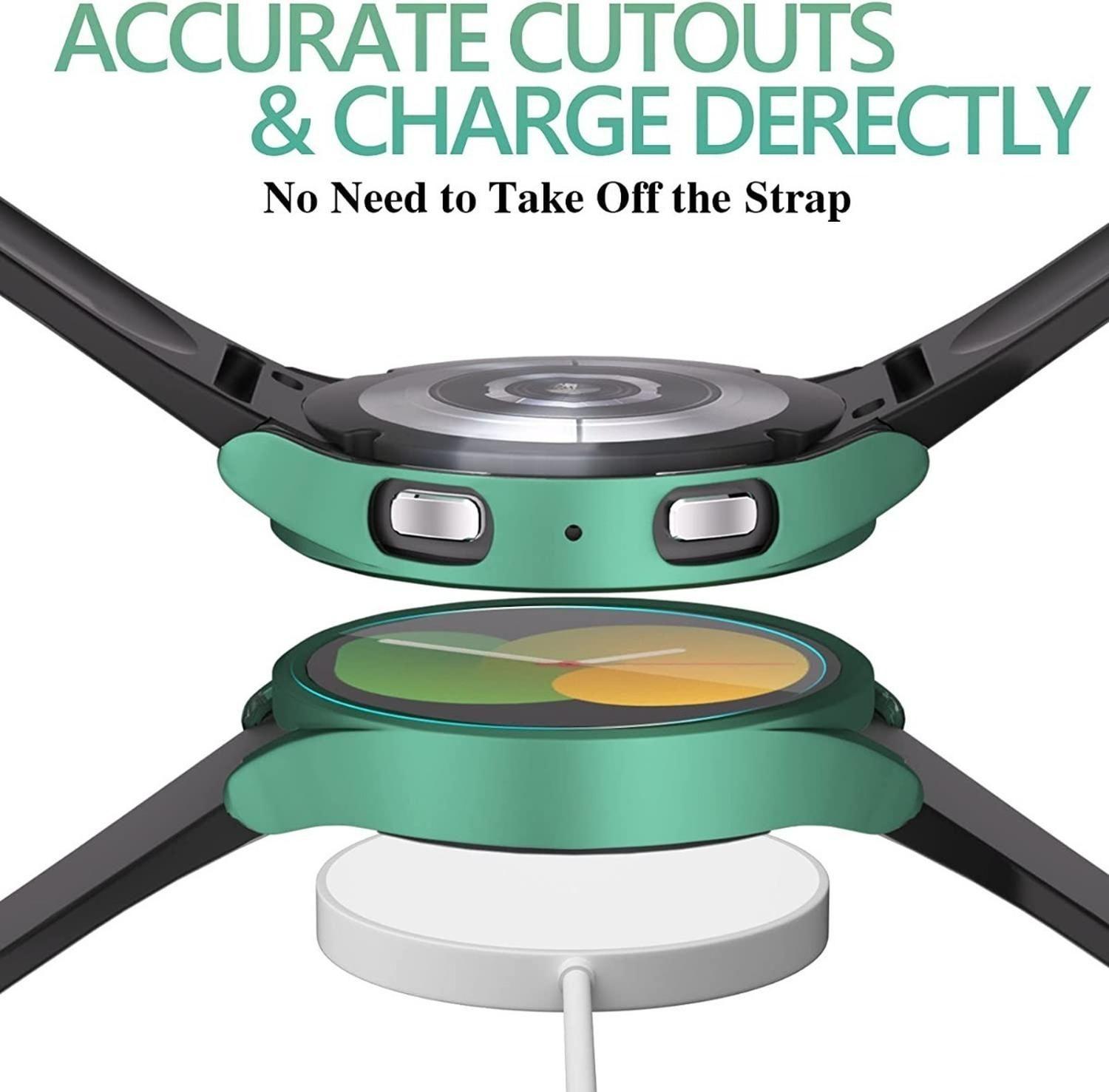 Protector Carcasa + Vidrio Samsung Galaxy Watch 4y 5 40/44mm-6