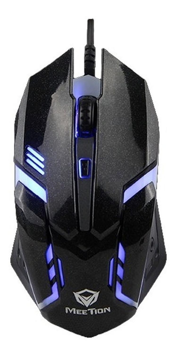 Mouse Gamer Meetion M371 Windows Optico Rgb Color Negro-0
