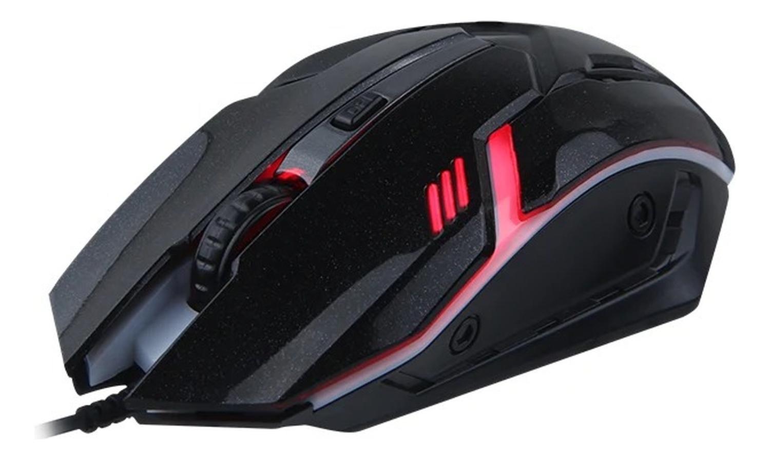 Mouse Gamer Meetion M371 Windows Optico Rgb Color Negro-1