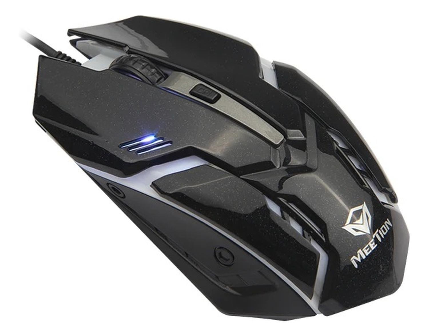 Mouse Gamer Meetion M371 Windows Optico Rgb Color Negro-3