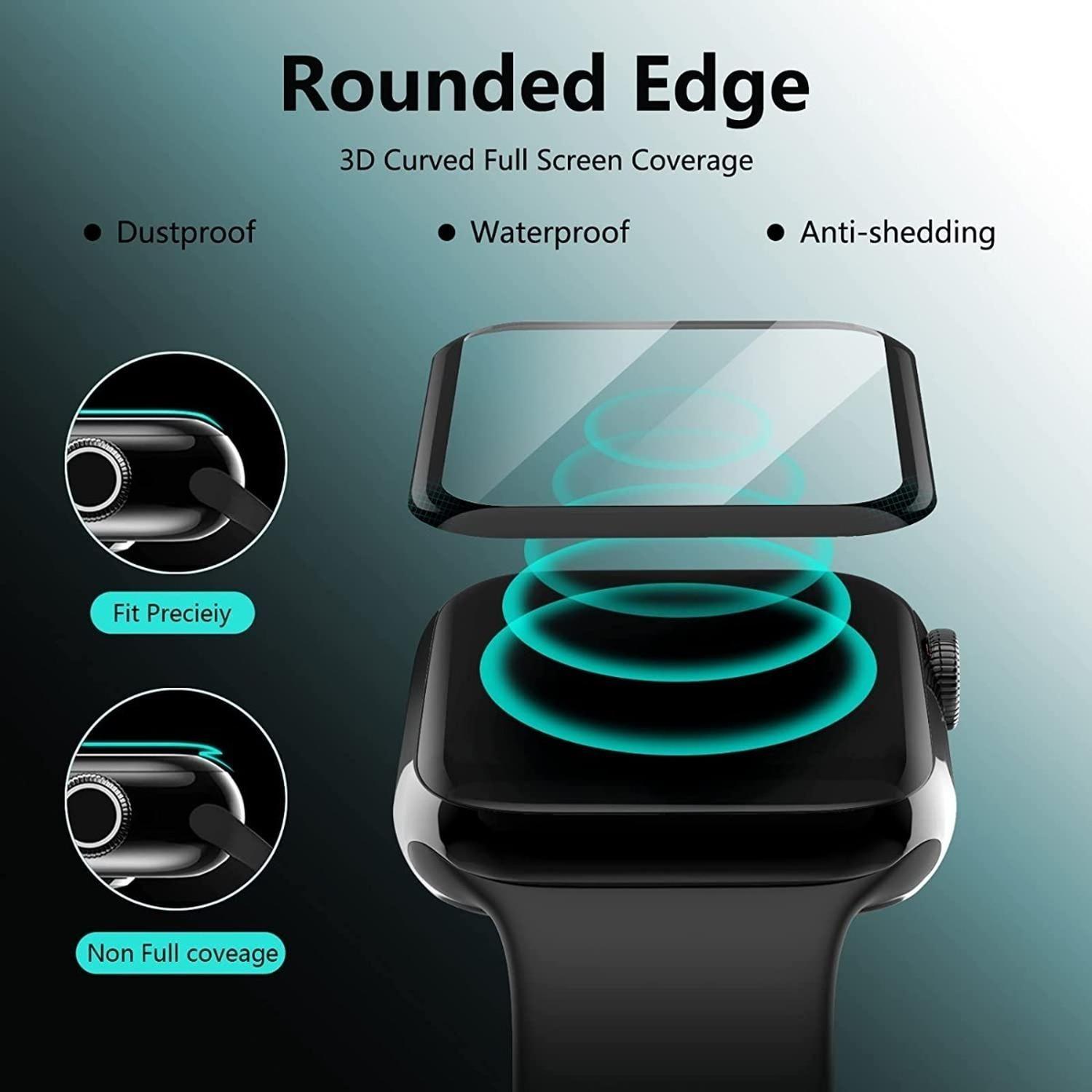 Lamina De Hidrogel Para Apple Watch Serie 7 41/45mm Premium-2