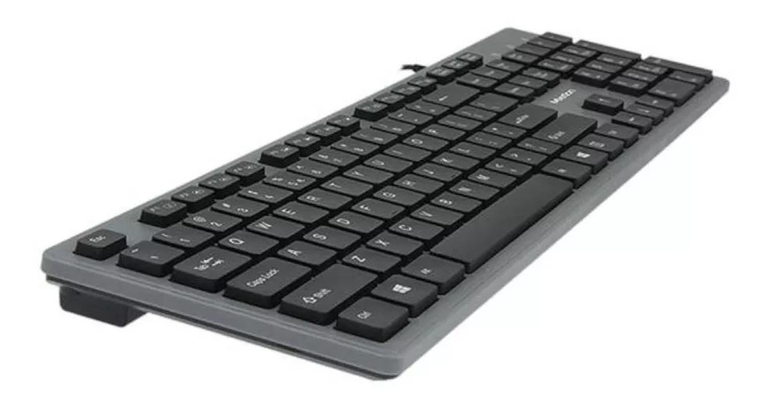 Teclado Inalámbrico Meetion Wk841 Chocolate Español Usb-3