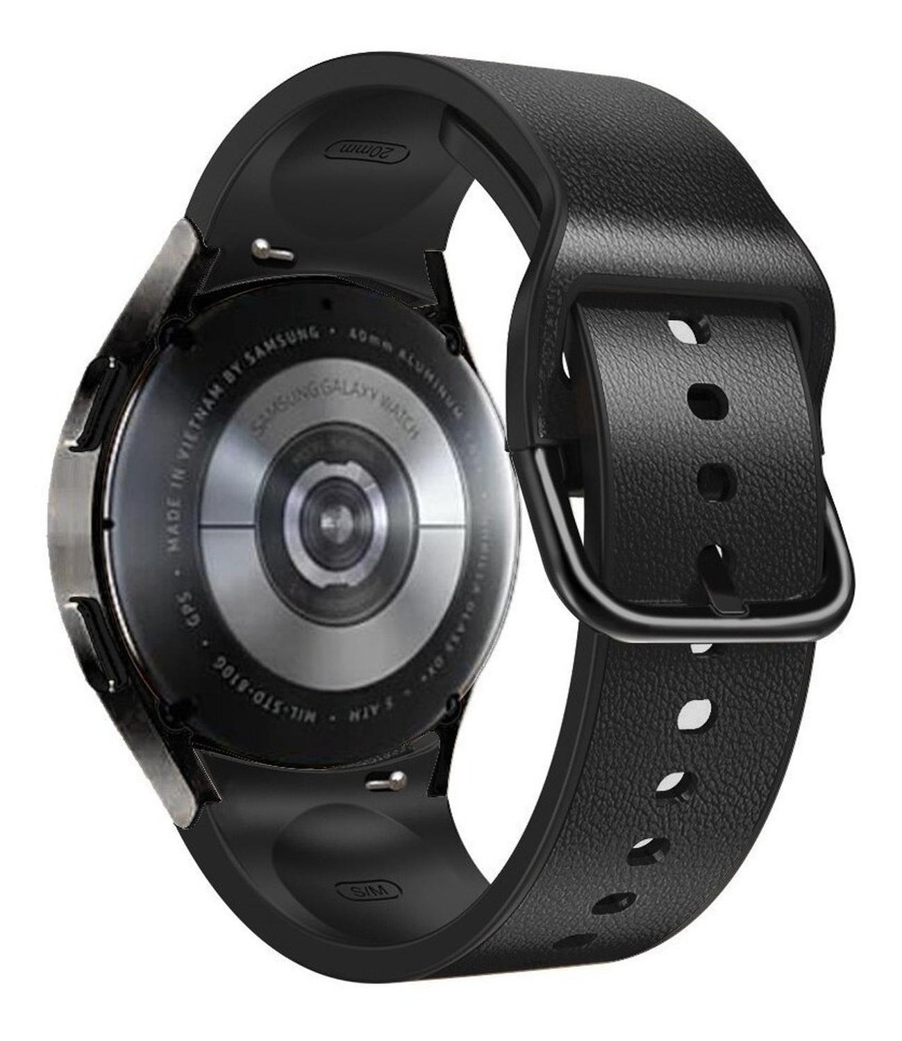 Correa Cuero + Silicona Para Samsung Galaxy Watch 4/watch 5-1