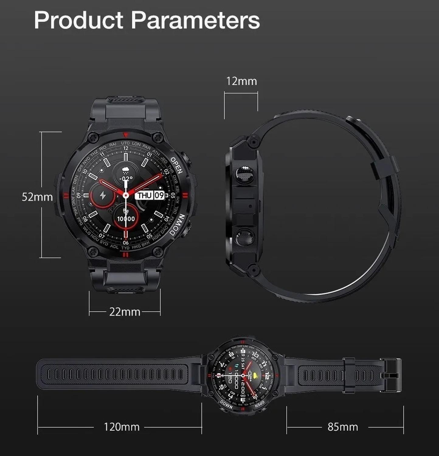 Smartwatch Lemfo K22 1.28 Hombre Reloj Inteligente Llamadas-2