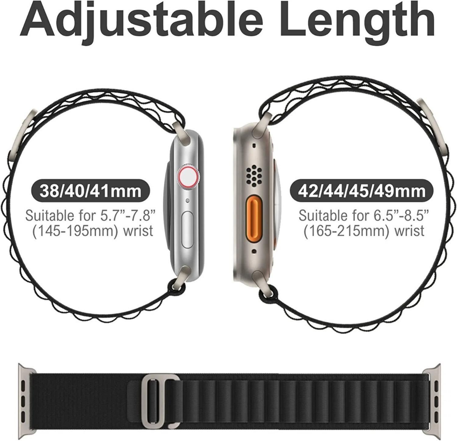 Correa Para Apple Watch Estilo Alpine Loop Todo Los Modelos-5