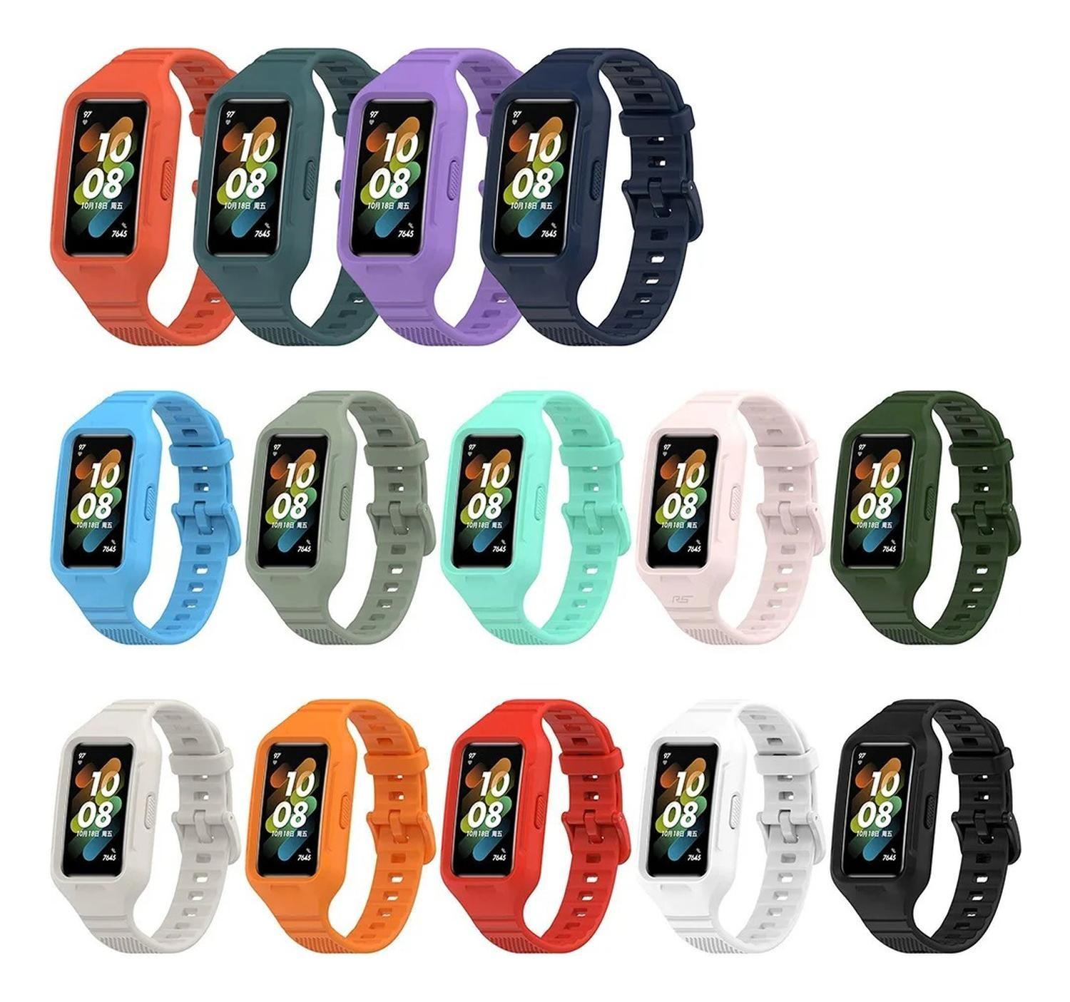 Correa De Silicona Completa Para Smartband Huawei Band 7 Y 6-2