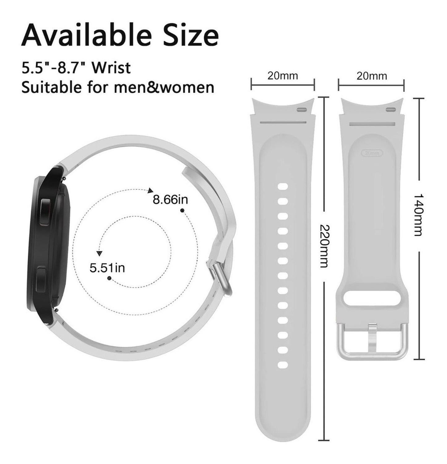 Correa Silicona Para Samsung Galaxy Watch 4 / Classic - 20mm-5