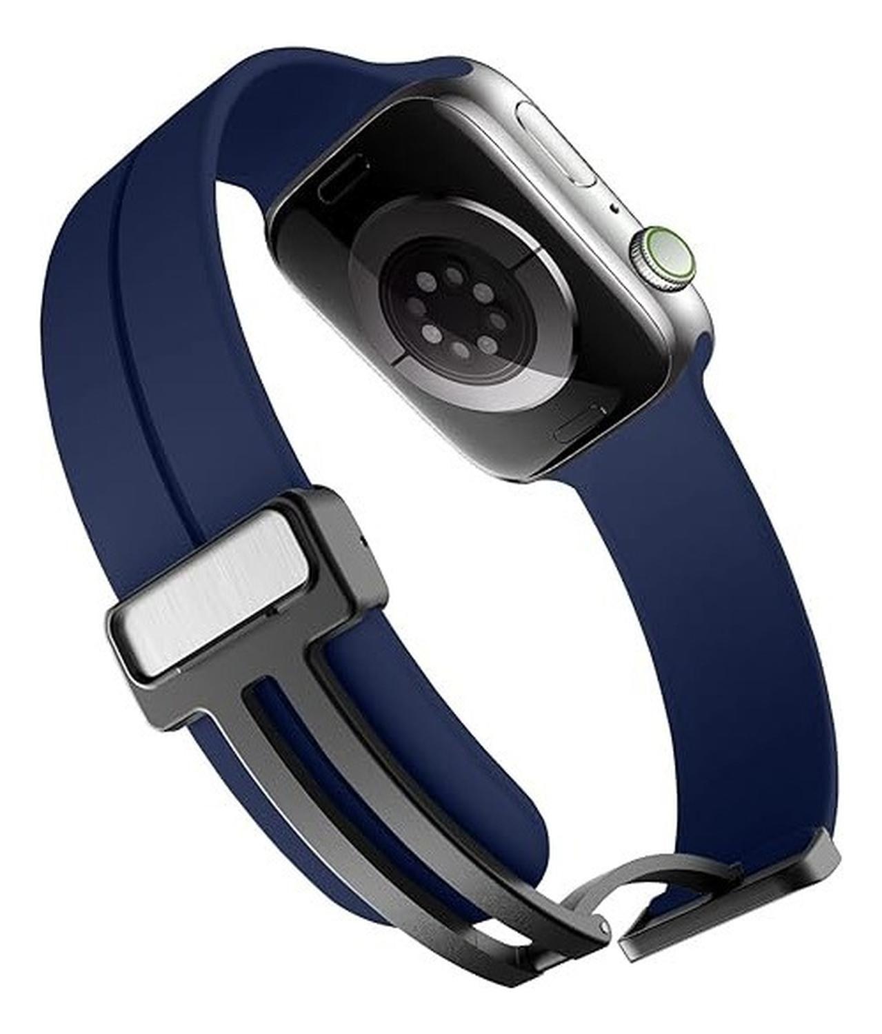 Correa Silicona Magnética Para Apple Watch Todos Los Modelos-1