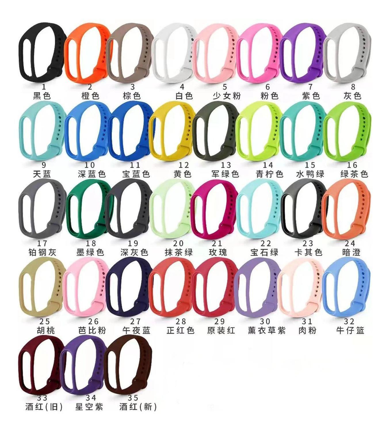 Correa De Silicona Completa Colores Para Xiaomi Mi Band 7-2