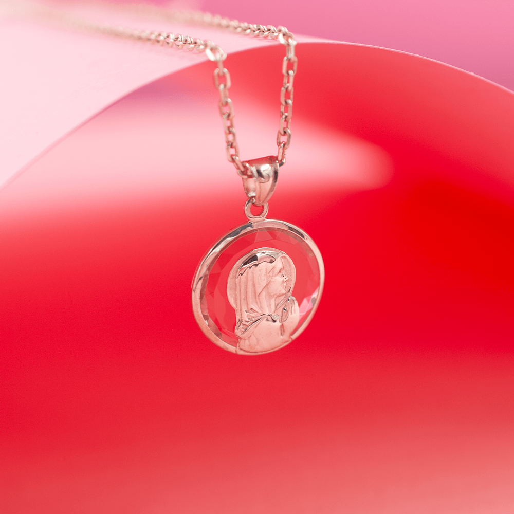 Medalla Virgen Cristal 20mm-3