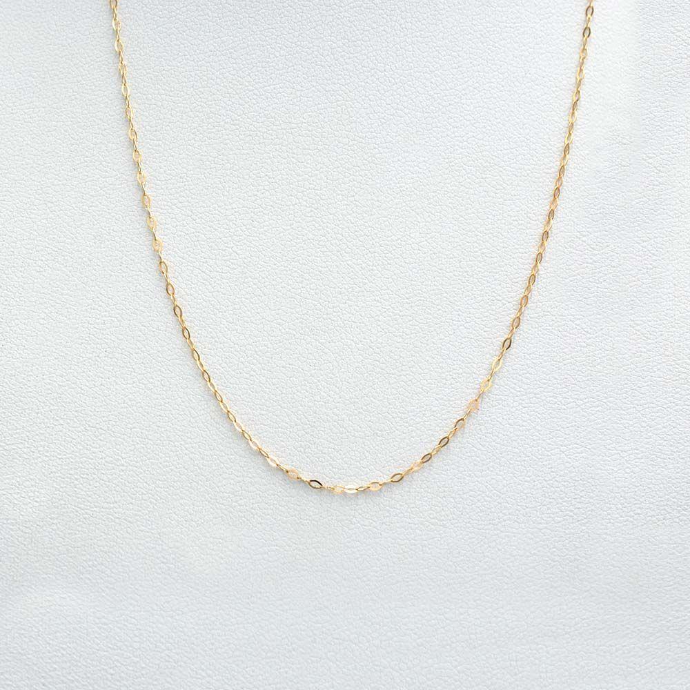 Cadena Espejo 40cm Oro 18k -0