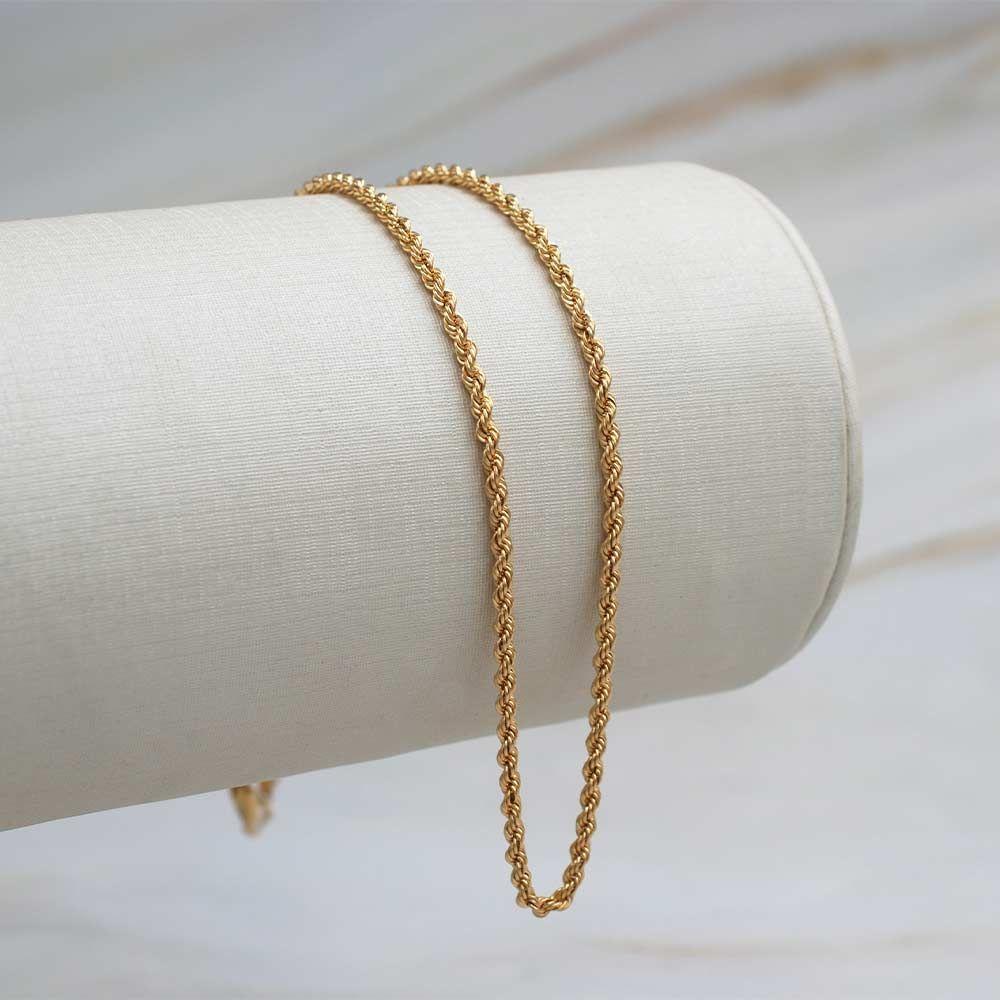 Cadena Tourbillon 60cm Oro 18k -2