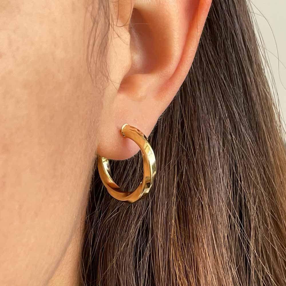 Aro Argolla Catalina Oro 18k -3