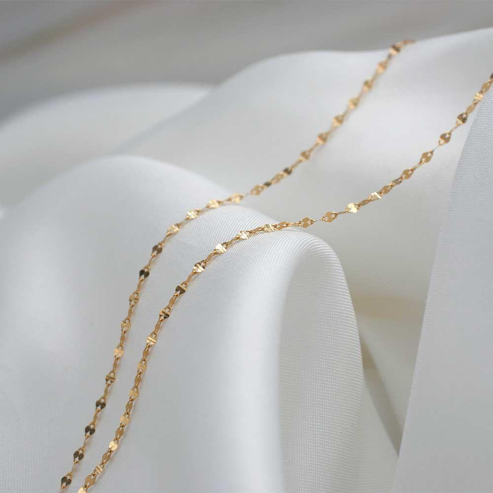 Cadena Caffe 45cm Oro 18k -3