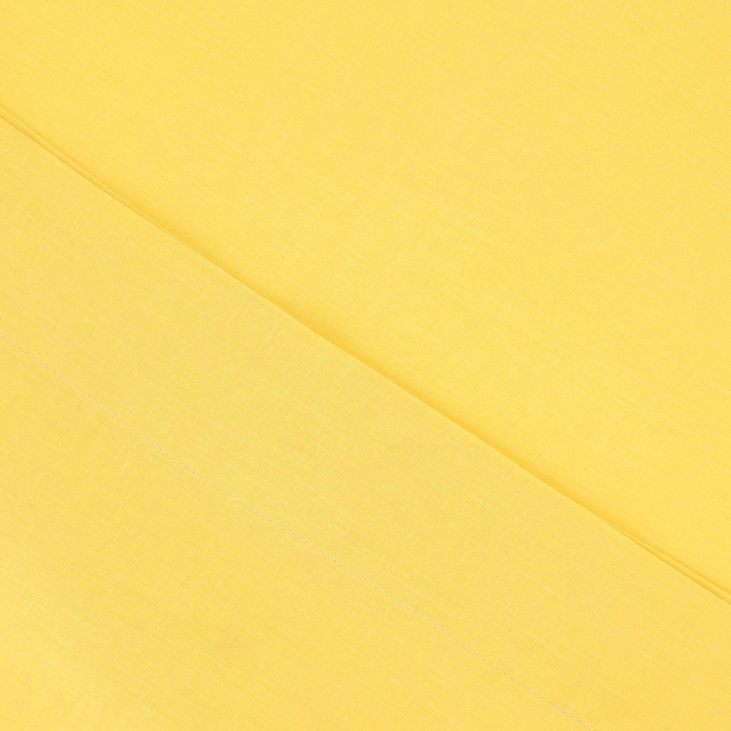 Sàbana Lisa 1.5 Plazas 144 Hilos Amarillo-2