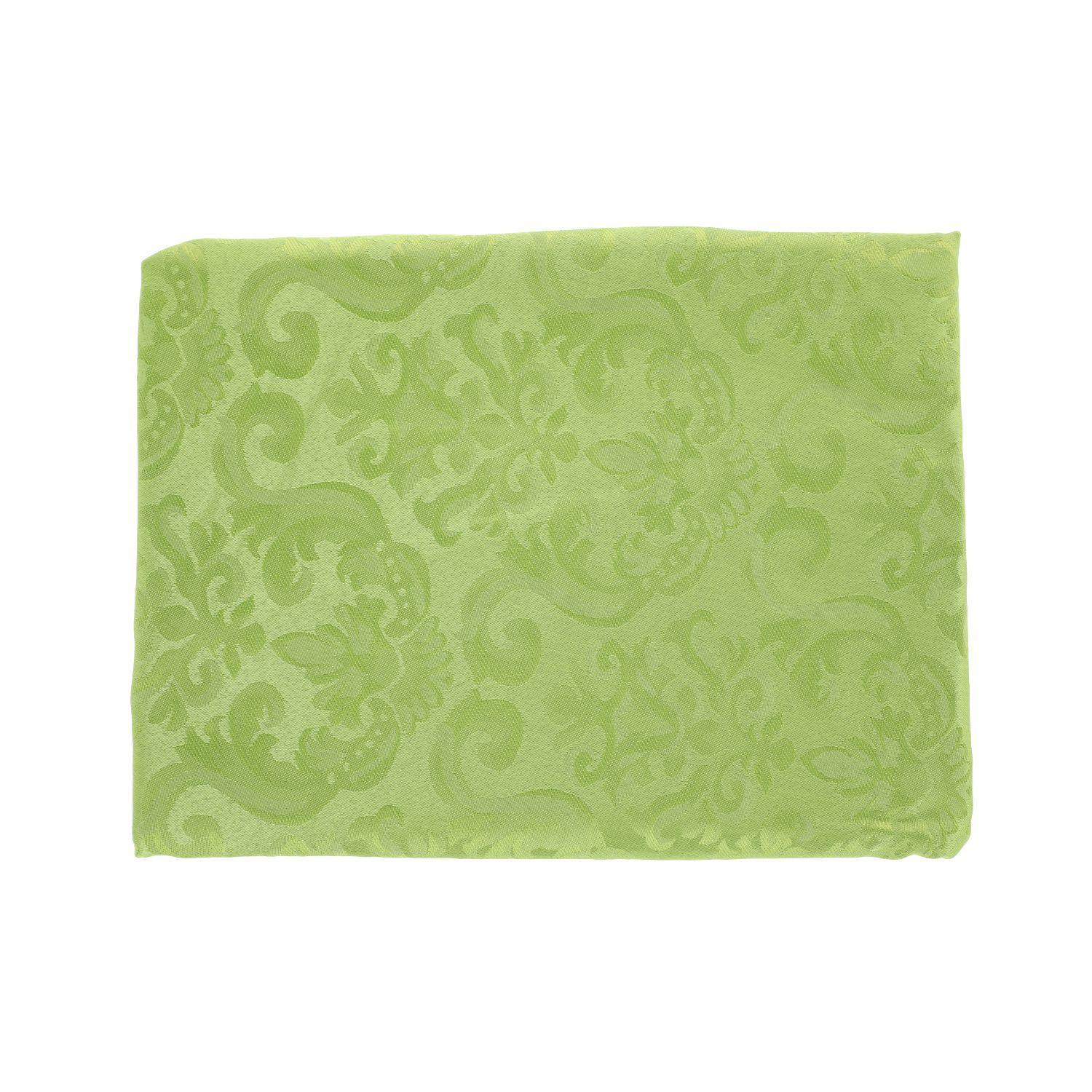 Mantel Cuadrado Flor De Lis Verde Claro 50x50 cm-2