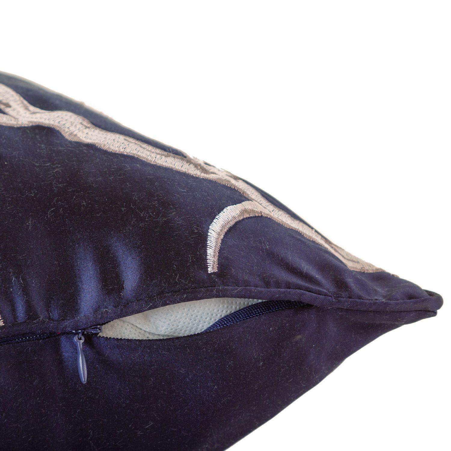 Cojin  Mas Funda Decorativa Versalles En Azul  45x45 Cm-2